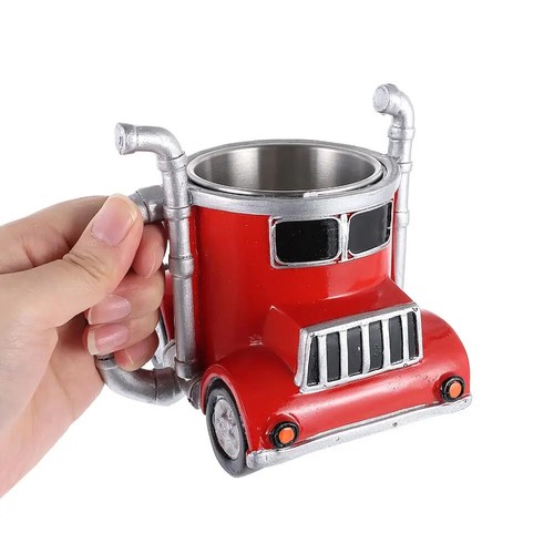 Durable Truck Coffee Mug Semi Truck Handcrafted Coffee Cup Semi-trailer - Picture 4 of 12