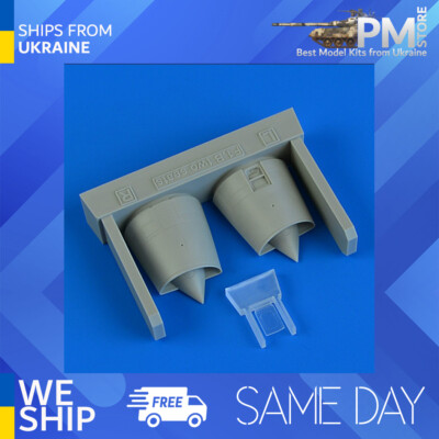 Quickboost 72616 1/72 Mirage F.1B air intakes for Special Hobby Accessories kit