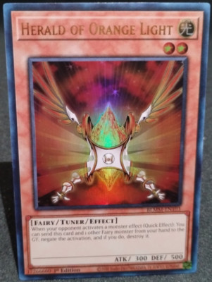 Herald of Orange Light - BLMM-EN103 - Ultra  Rare  - 1st Ed. - NM/M