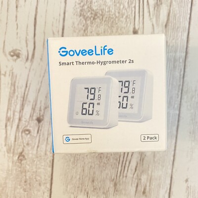 GoveeLife Thermometer Hygrometer 2s (NEW) Model H5105 (2 Pack/box)