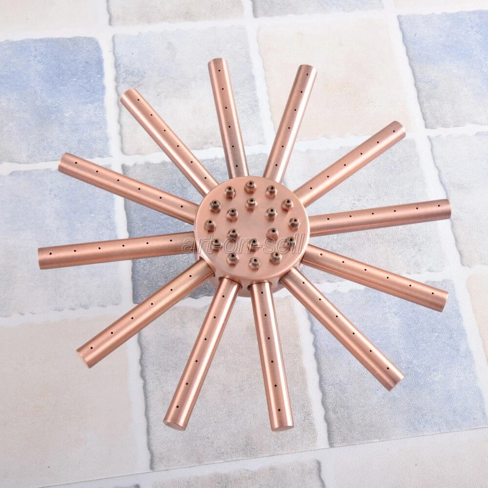 Red Copper Brass 8" inch Round Rainfall Bathroom Rain Shower Head ash033
Opens in a new window or ta