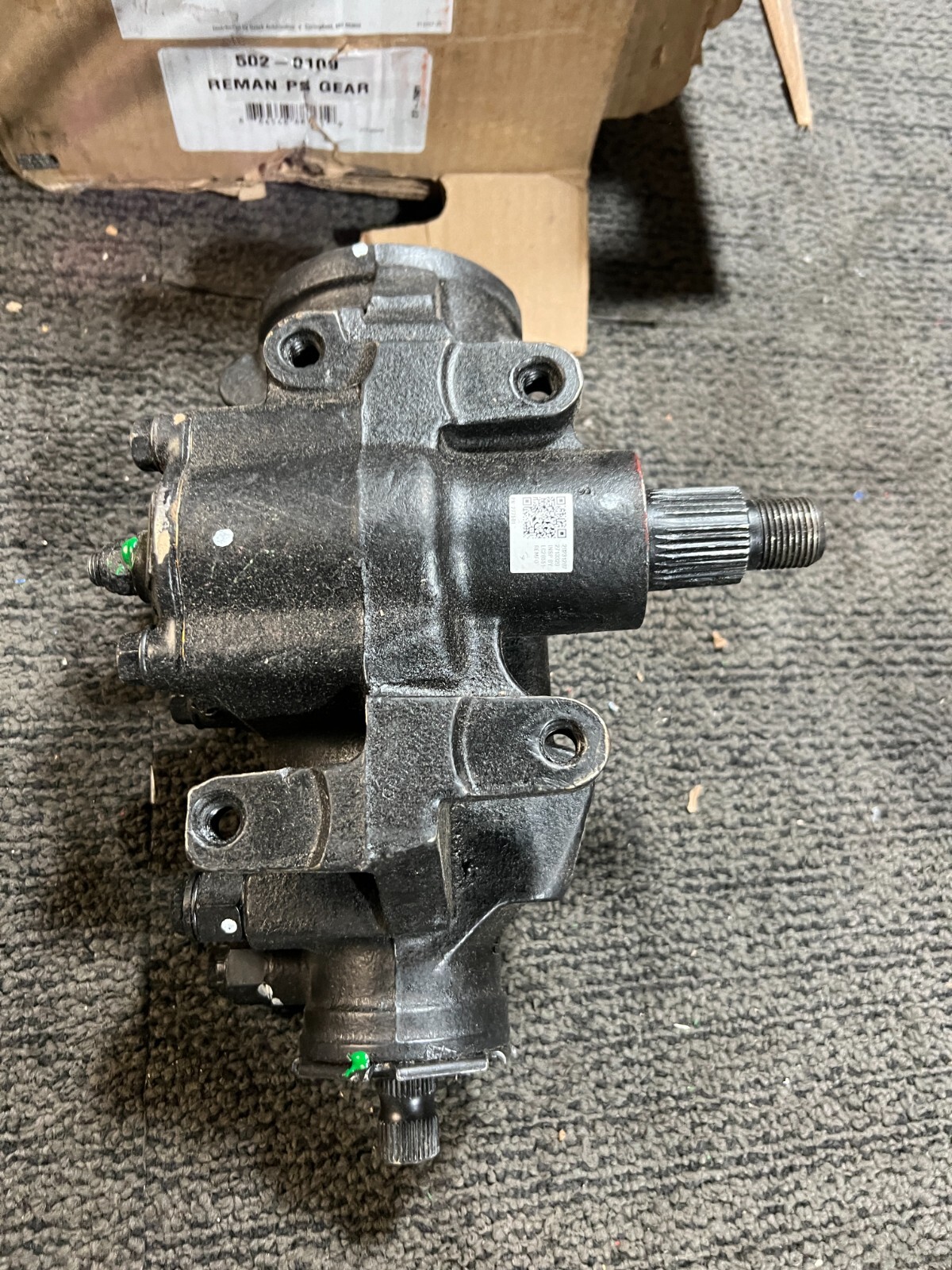 MasterPro Steering Gear Box 5020109 Reman PS Gear Heavy Duty Black Museo Experimental el Eco