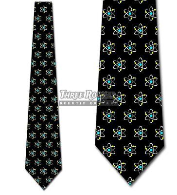 Science Ties Mens Atom Necktie Physics Occupation Tie