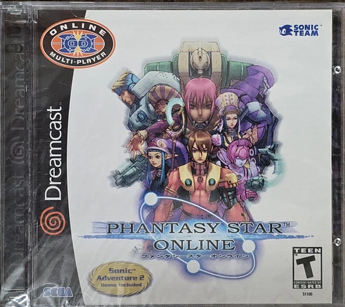 Phantasy Star Online (Sega Dreamcast, 2001) Brand New, Factory Sealed!