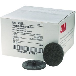 3M Scotch-Brite 07516 Roloc Surface Conditioning Disc, 2 inch, Super Fine, 7516