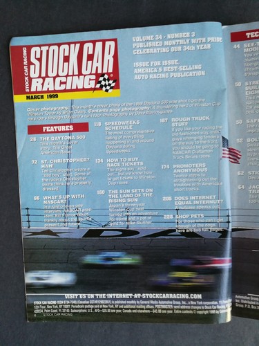 Stock Car Racing Magazine March 1999 Daytona 500 Issue - 223 - Picture 2 of 2