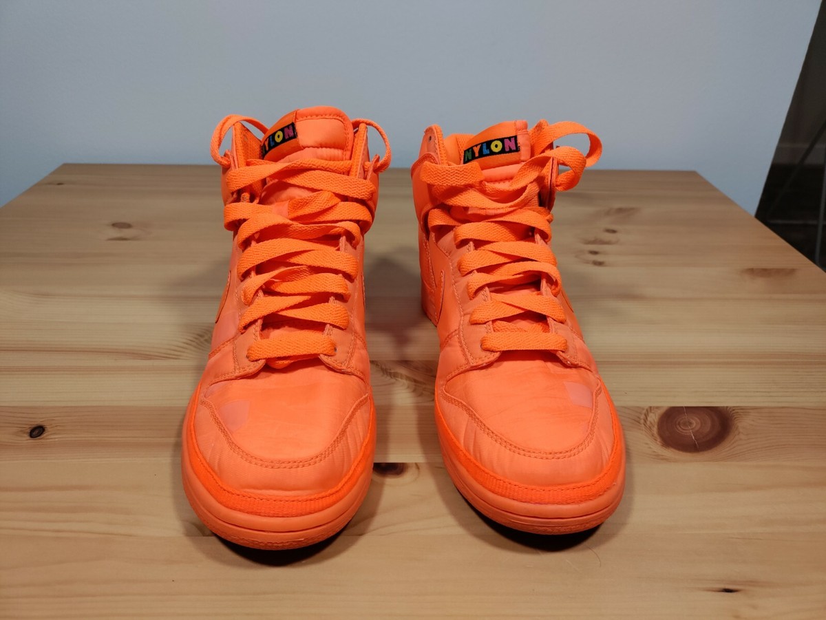 【専用】オレンジ様 Nike Dunk High X Nylon TZ Orion Orange RARE Women Size 7
