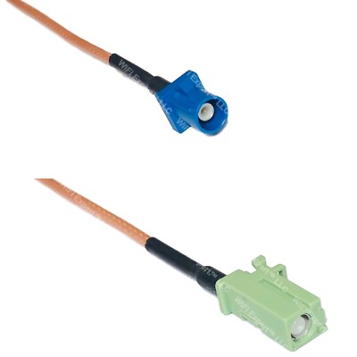 RG316 Fakra C Male to Avic Green Pioneer Jack Coax RF Cable USA-Ship