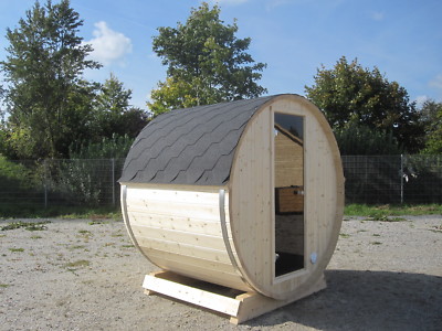 42 mm Terrassensauna Ø ca. 204 cm Sauna Saunafass Saunaofen Ofen made in Germany