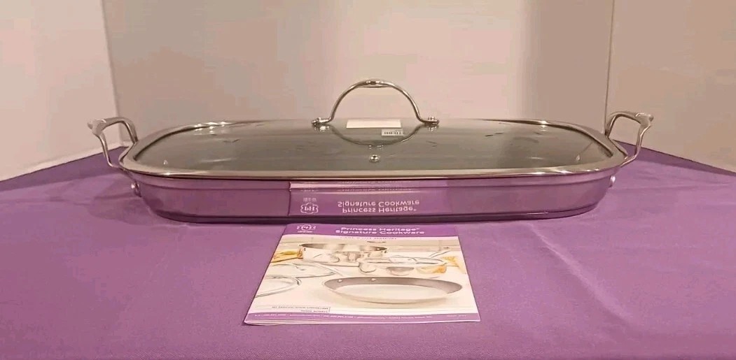 3680 new Princess house nonstick double burner griddle