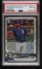 2018 Bowman Mega Box Mojo Refractor Fernando Tatis Jr #BCP114 PSA 10 GEM MT uk2