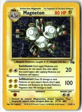 1999 Magneton ⭐️ 11/62 Unlimited Holo Rare WOTC Fossil Pokemon HP on eBay