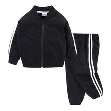 Boys Sweatsuit Casual Outerwear Black Back to School 4T