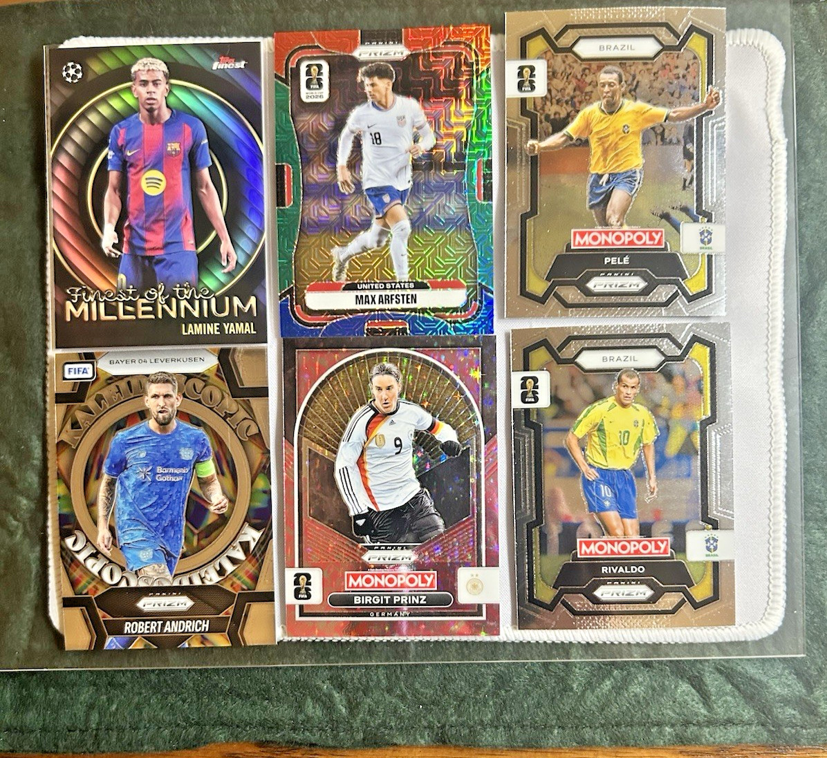 Topps 2023-24 UEFA Champions League 17-Card Lot Prizm FIFA CGC 10 Messi view 5