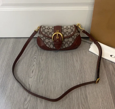 COACH Soho Bag 25 In Signature Jacquard CAN45 Outlet | eBay