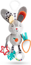 Baby Hanging Toys 0-12 Months - Interactive Stroller & Car Seat Toy with Jingle