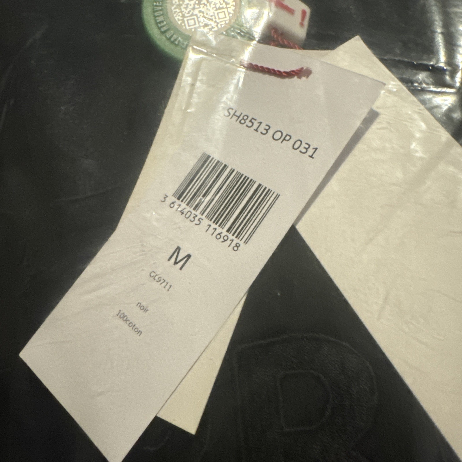 New Supreme x Lacoste Crewneck Size M Medium Black SS18 image 3