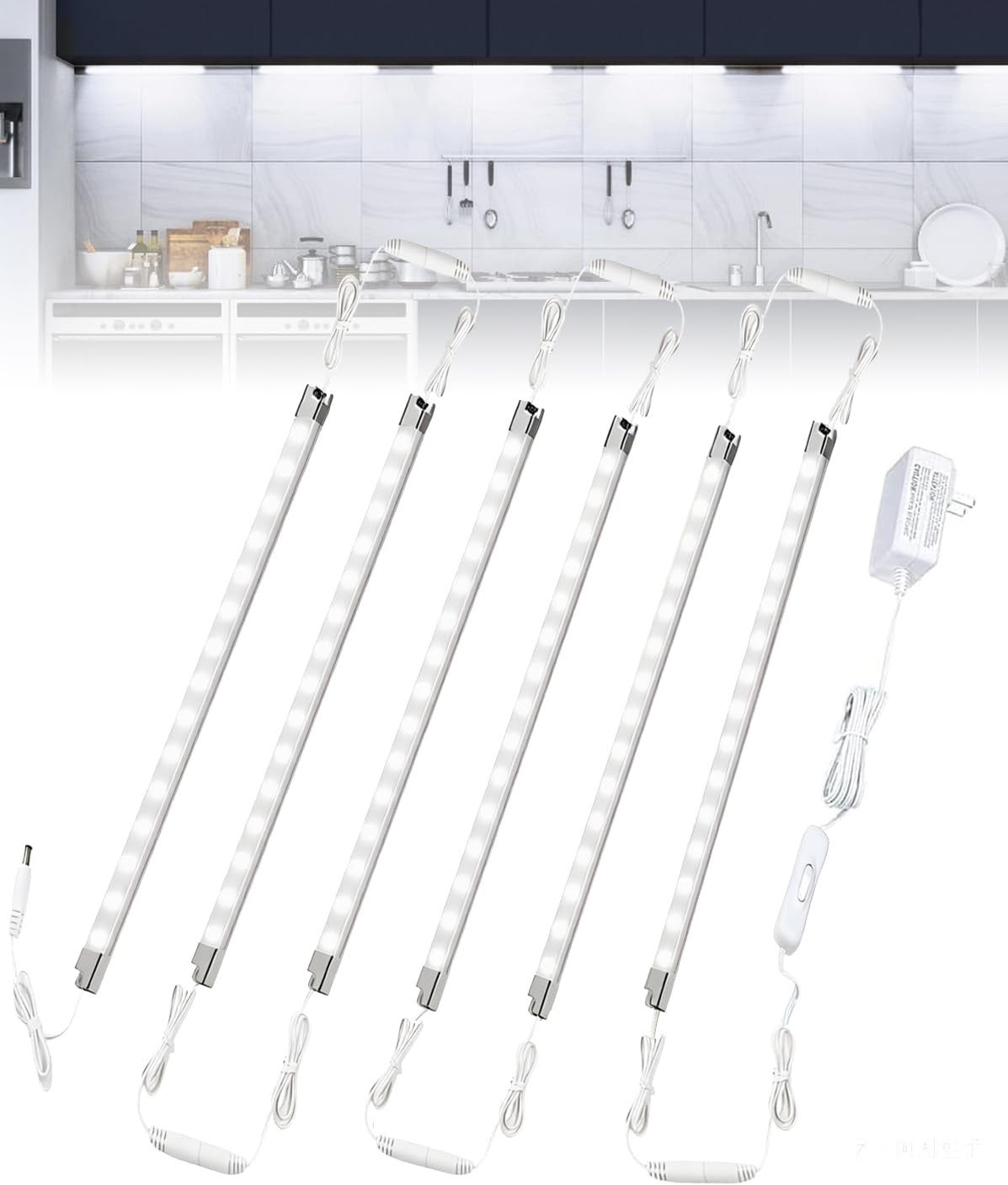 Éclairage LED sous meuble de cuisine pour illuminer votre plan de travail