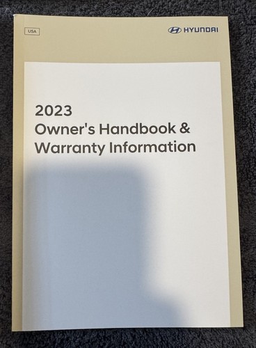 π2023 Hyundai Elantra Hybrid Owners Manual Set W/Infotaiment & First Aid Kitπ - Picture 3 of 10