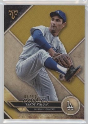 2017 Topps Triple Threads Gold 68/99 Sandy Koufax #66 HOF g5e