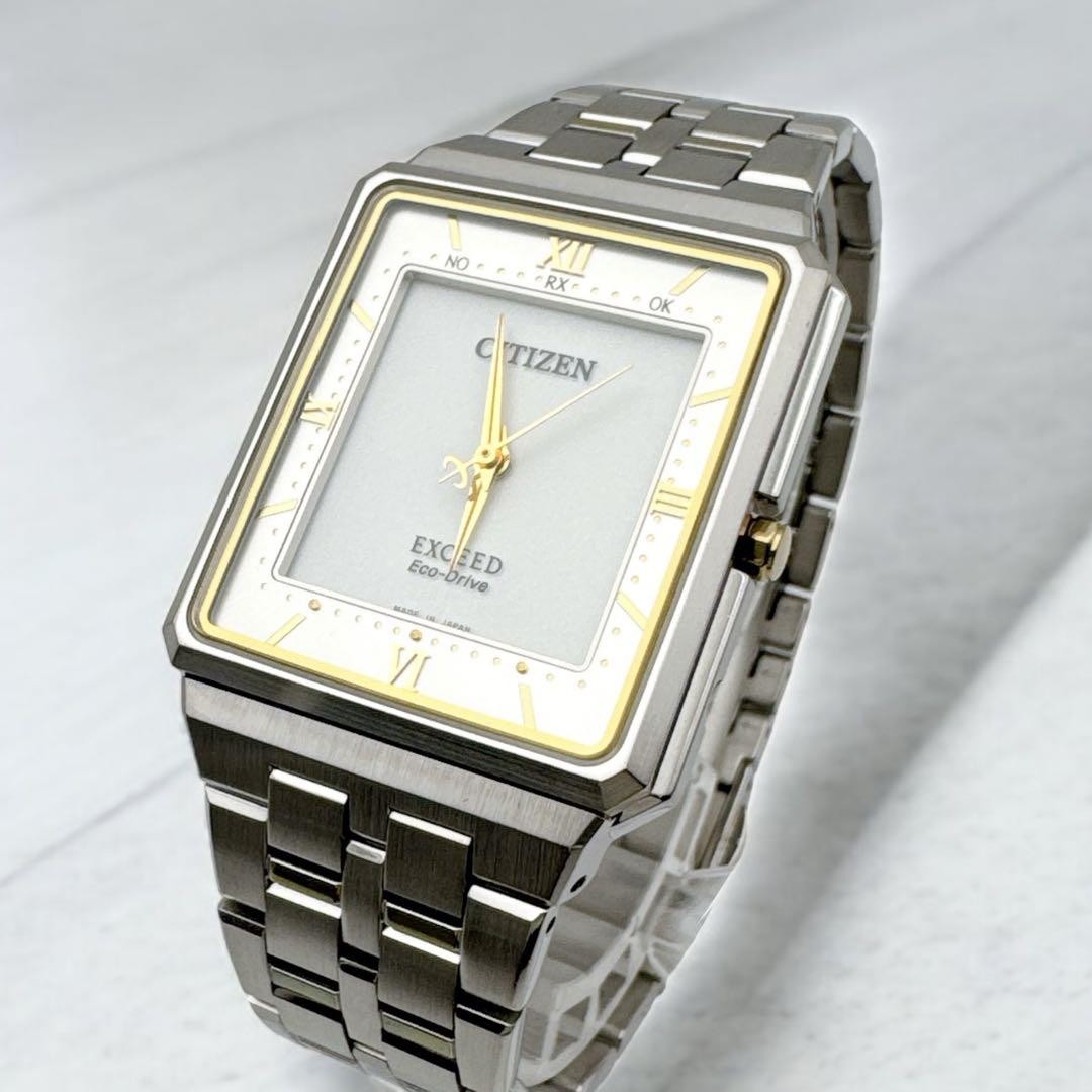 Citizen Exceed Eco-Drive Square Men's Watch Working