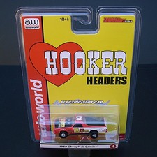 AUTO WORLD '69 Chevy El Camino 8 Hooker Headers, Thunderjet Ultra-G HO Slot Car