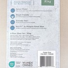 WELHOME BY WELSPUN 4 PC KG SHEET SET, 70% COTTON RICH BLEND, 320 TC, OYSTER GRAY — photo 10