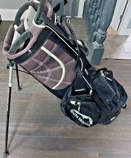 SUN MOUNTAIN THREE 5 DELUXE GOLF BAG 4 WAY DIVIDER  STRAP  STAND EXCELLENT  