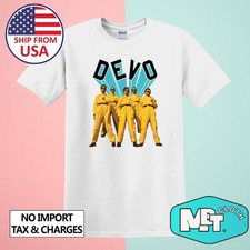 Devo Men's White Size S-5XL