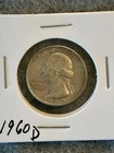 1960D Washington Quarter 90% Silver