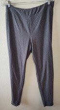 TERRA  SKY Women's Gray Pull-on Taper Leg Pants Elastic Waist 0X 14W Stretch