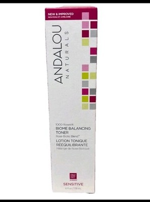 1000 Roses Biome Balancing Toner 6oz By Andalou Naturals, Rose-Biotic Blend