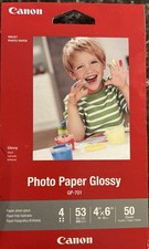 Canon Photo Paper Glossy GP-701 4x6/50 sheets per pack, NEW