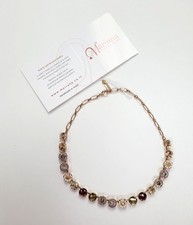 New Mariana Rose Gold Plate Swarovski Crystal Element Necklace