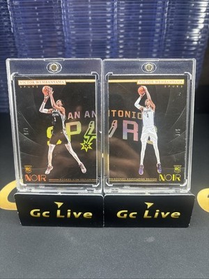 Victor Wembanyama Rookies NOIR Both 1/5 JERSEY MATCH! GOLD Both Editions💵💣