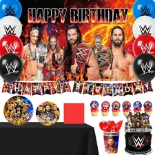 WWE Party Decoration Wrestling  Birthday Party Supplies Wrestle Show Balloon 