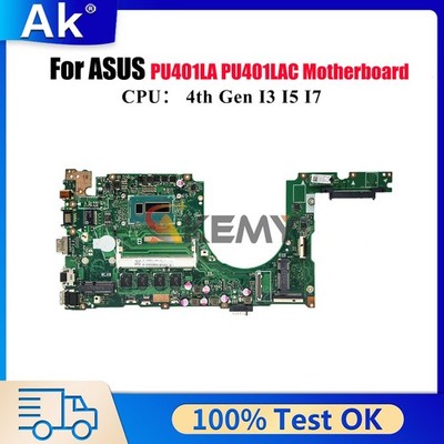 PU401LA Laptop Motherboard For ASUS PU401LAC Mainboard W/ I3 I5 I7 CPU