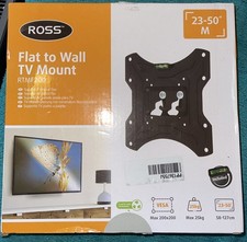Ross Standard Flat to Wall TV Wall Mount Bracket 23-50 Inch RTMF200