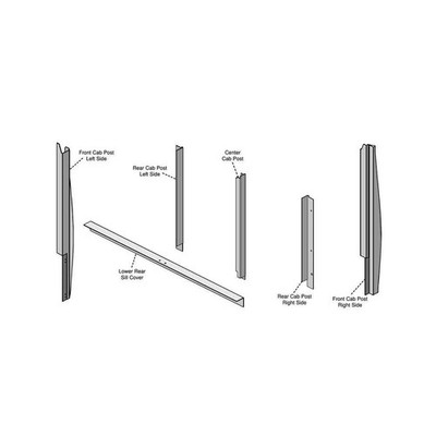 Fits Case IH 71-89 Magnum Series Corner Post Kit