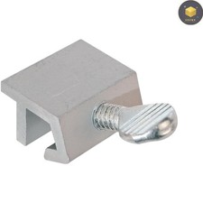U 9819 Sleek Aluminum Window Security Locks 4-Pack with Thumbscrew Mechanism