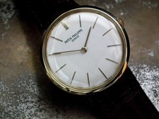 Stunning 1960’s 18ct Yellow Gold Large Size (34.3mm) Patek Philippe Calatrava