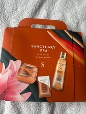 Sanctuary Spa gift set bath oil 250ml, body scrub 60g body butter 150g