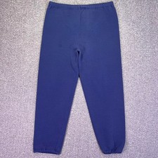 Russell Athletic Sweatpants Unisex XL Navy Blue Vintage Sporty USA Made Fleece
