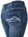 Cowgirl Tuff Western Denim Jeans Womens 25 Short Med Wash DFMIH0 CLEARANCE — photo 3
