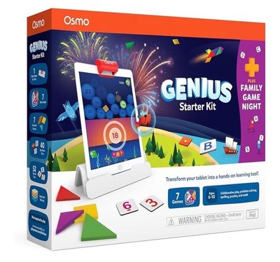 Osmo - Genius Starter Kit for iPad Ages 6-10 - Math, Spelling & STEM