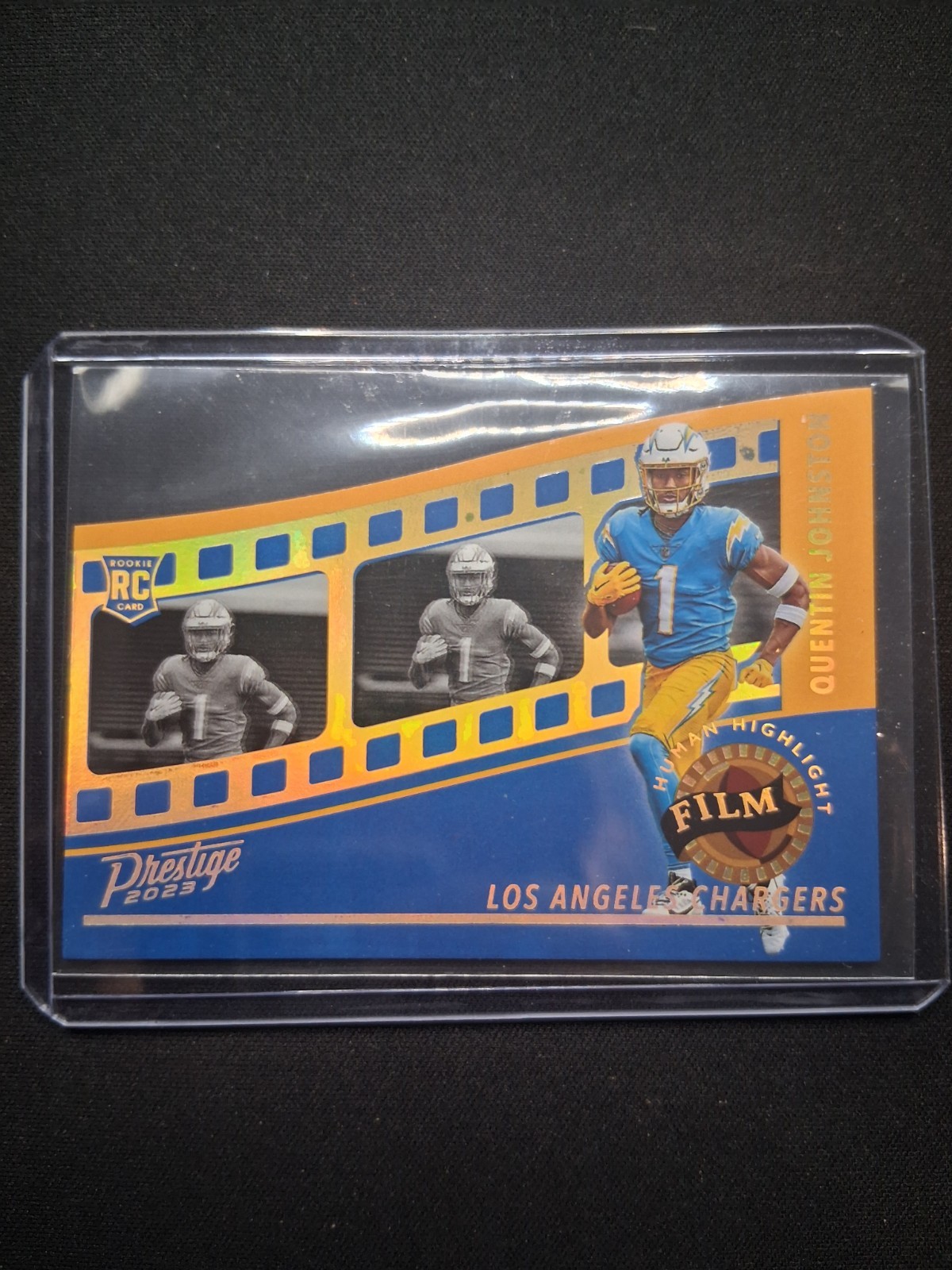 Quentin Johnston ROOKIE CASE HIT - Human Highlight Film - 2023 Panini Prestige