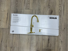 Kohler Sundae R29475-SD-2MB Single Handle Kitchen Faucet - Brushed Brass