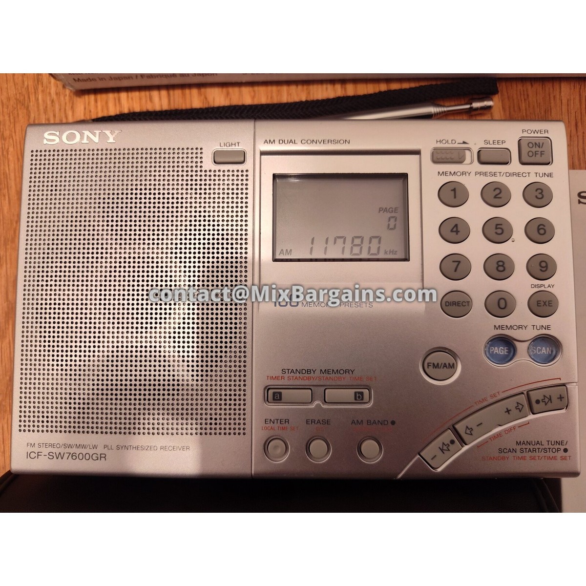 オーディオ機器 SONY ICF-SW7600 PLL ステレオラジオ