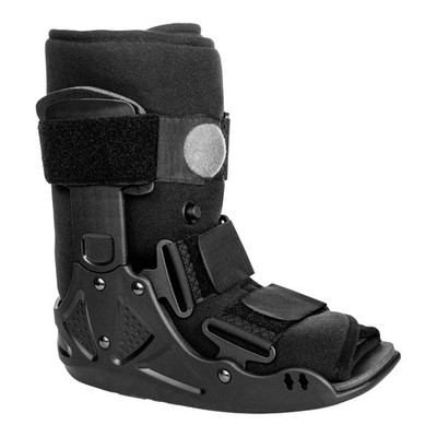McKesson Black Air Walker Boot Small Hook and Loop for Either Foot 155-79-95523