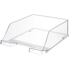 Han XXL 255 x 348 x 105mm C4 Size Deep Sided Letter Tray - Transparent